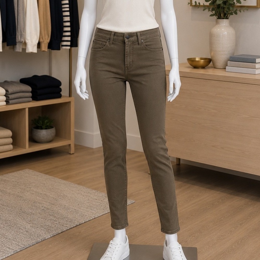 Rag & Bone Women Legging Jeans Khaki Sateen Skinny W1503M070 26